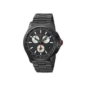 Gucci G-Timeless XL Chronograph Black Bracelet Wristwatch