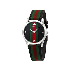 Gucci G-Timeless Tri-colored Leather Strap