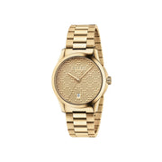 Gucci G-timeless Yellow Gold PVD Wristwatch