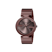 Gucci Interlocking XL Brown Stainless steel Wristwatch