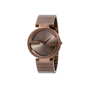 Gucci Interlocking Brown PVD Wristwatch