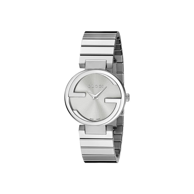 Gucci Interlocking 29 mm Silver Wristwatch