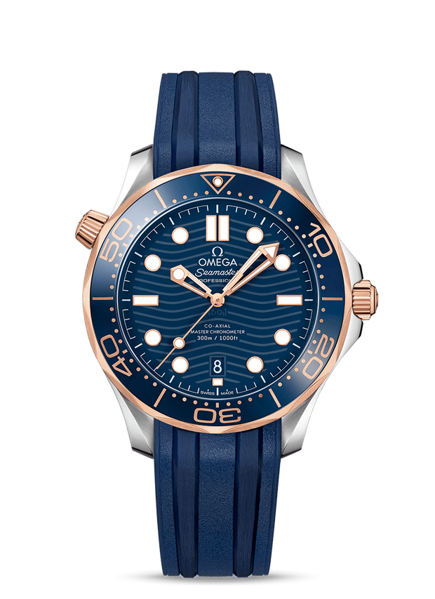 Omega Seamaster Diver 300M Co-Axial Chronometer 42 mm Rubber Strap